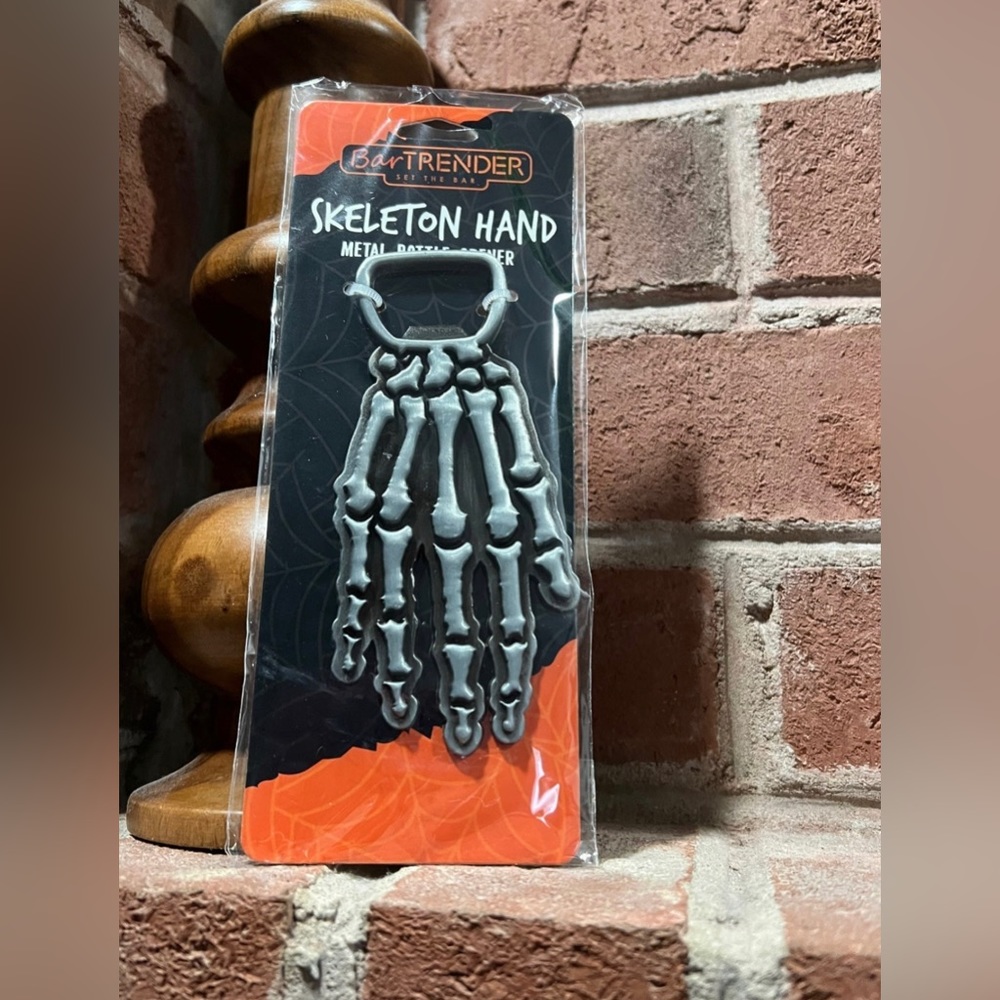 Skeleton Hand Metal Bottle Opener 
By BarTRENDER